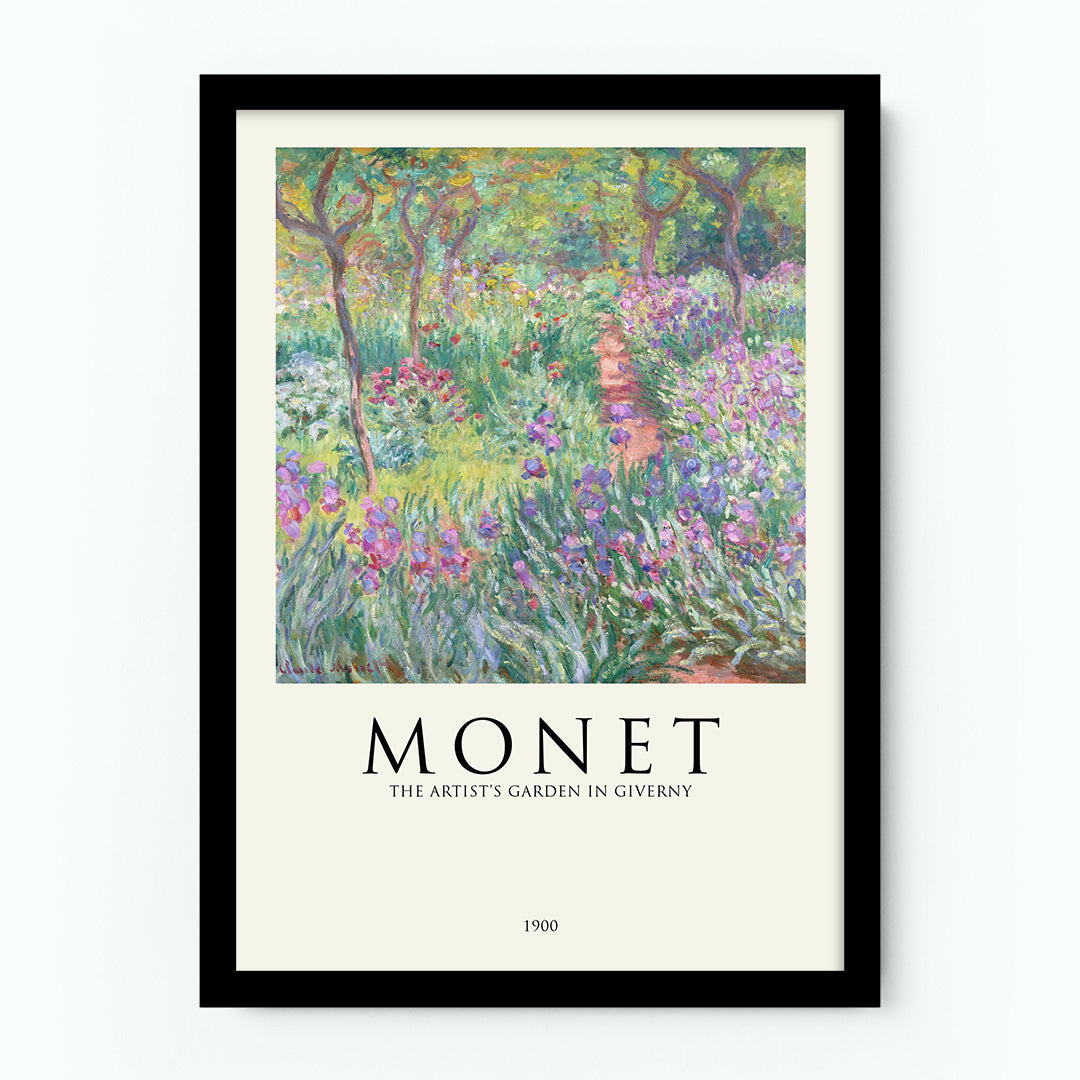 Monet – The Artist’s Garden In Giverny Poster – Law & Moore