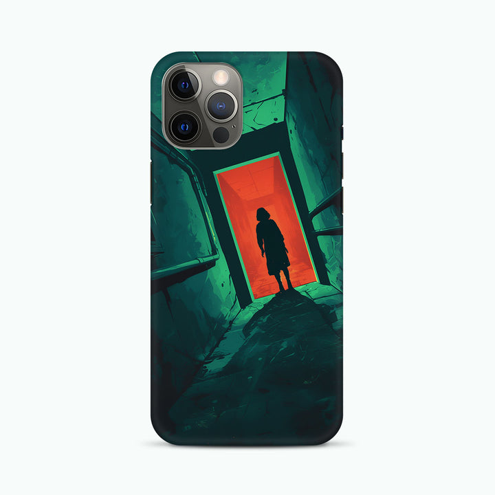 Shadowed Corridor Phone Case