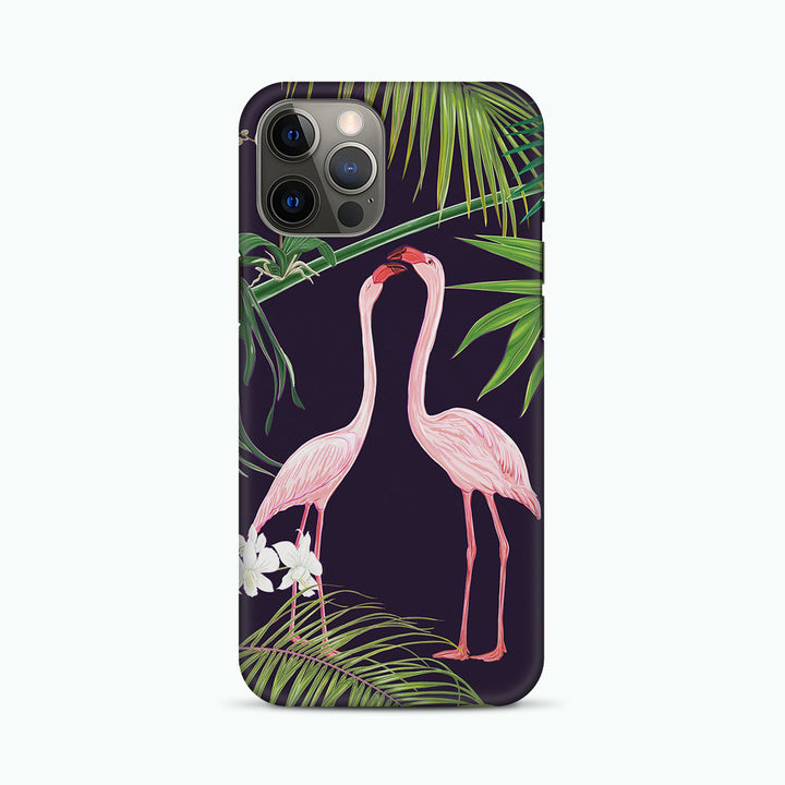 Tropical Neon Flamingo TOUGH Phone Case