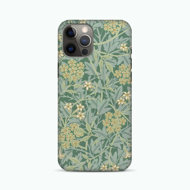 William Morris Green Jasmine Phone Case