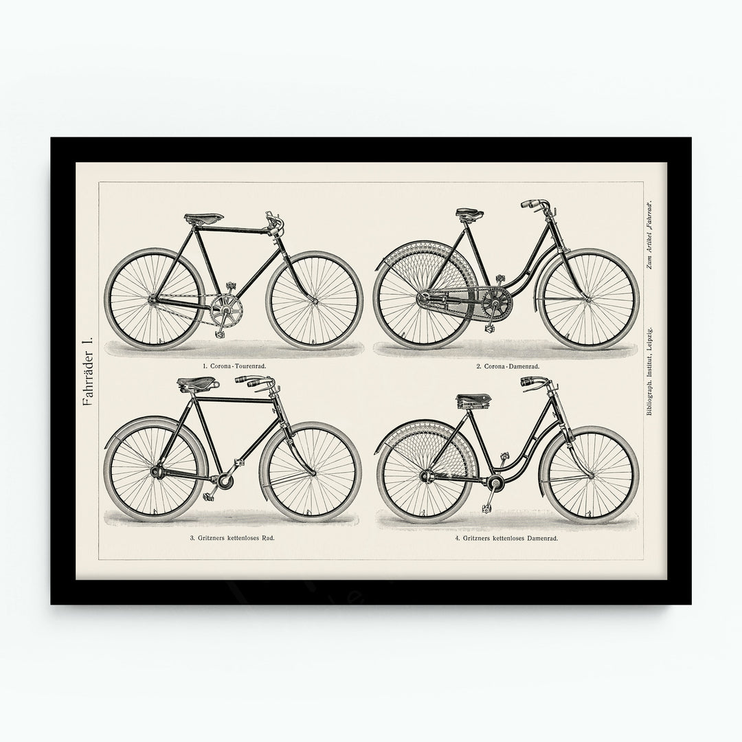 Fahrrader 1 Bicycle Poster