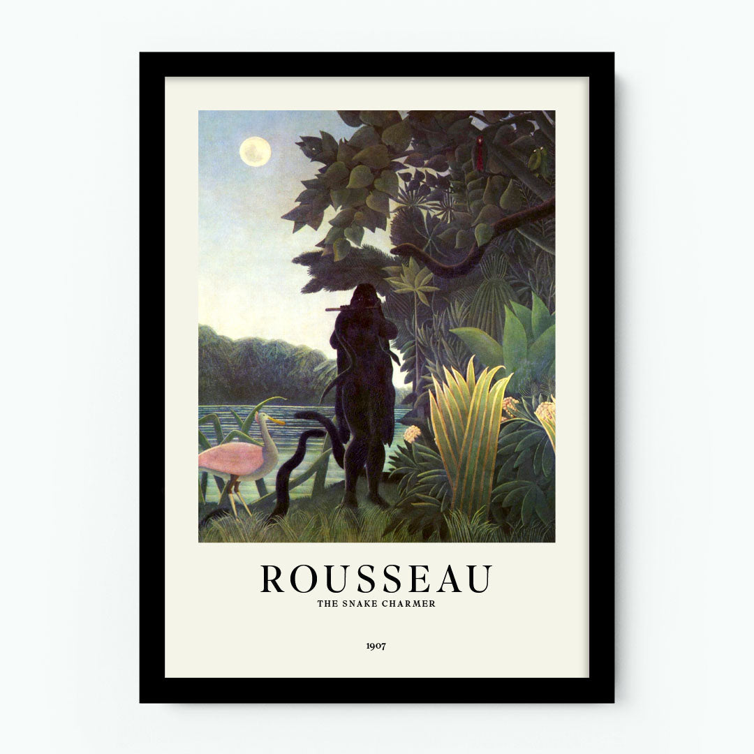 Henri Rousseau – The Snake Charmer Poster